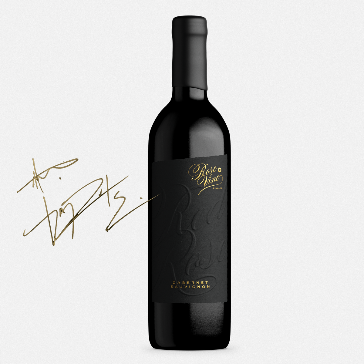 Red Rose - Cabernet Sauvignon with Autograph
